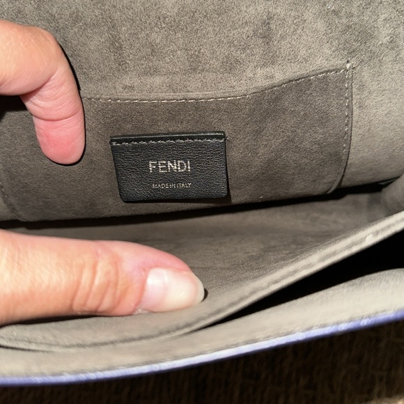 Fendi Vitello Liberty Scalloped Studded Kan Bag - Picture 5 of 7